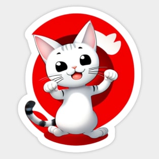 funny cat Sticker